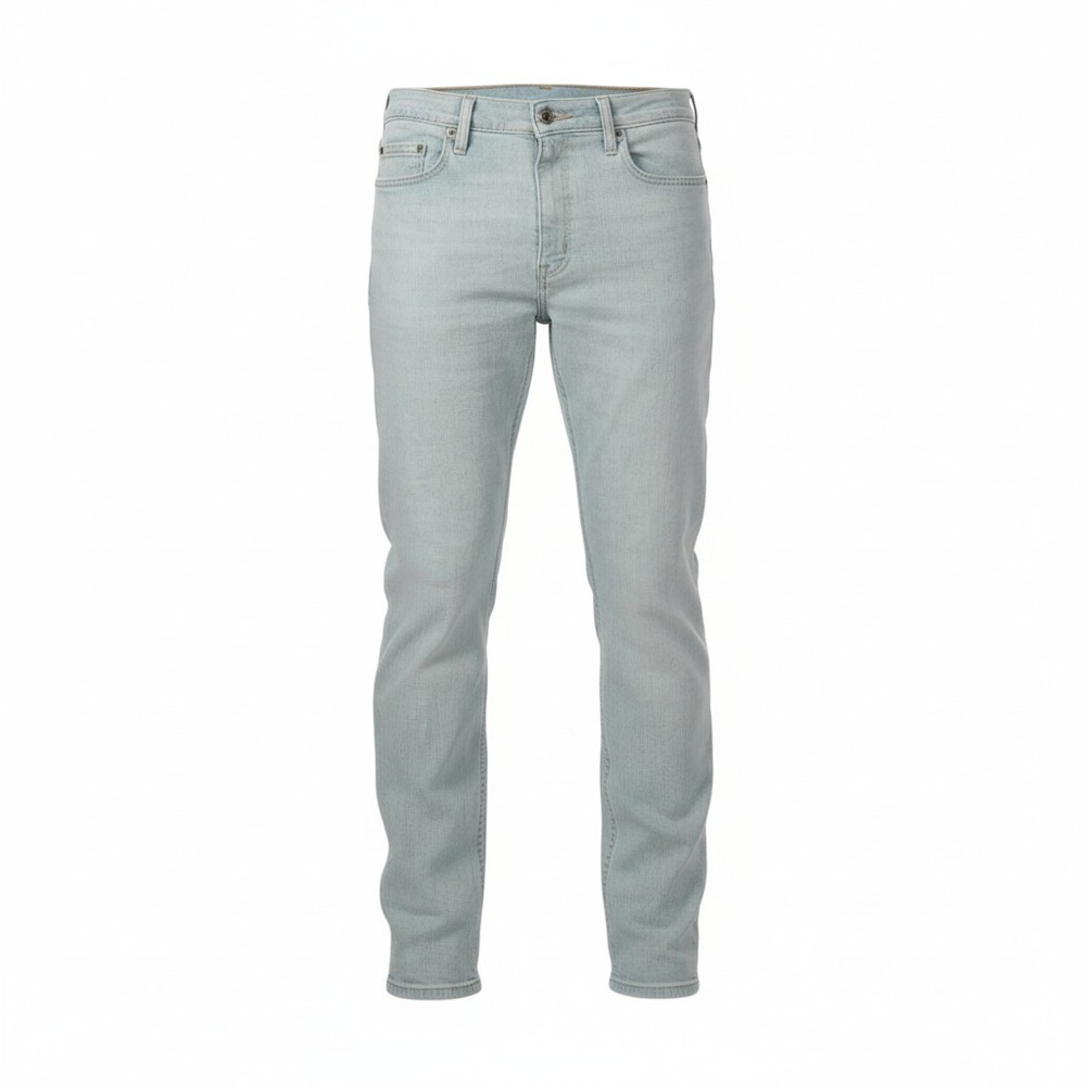 George Mens Jeans Size 40x30 Wash Denim Blue Bootcut Fit Light Mid Rise Casual